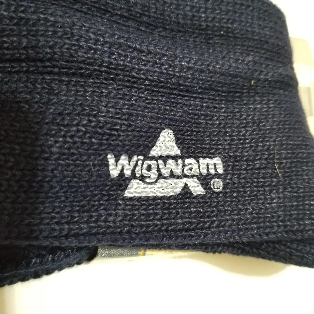 Vintage Navy Slouch Wigwam Dead stock Socks 4-6Ne‎
